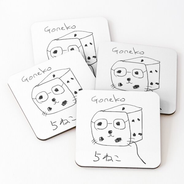 Item preview, 5 Cat Goneko Cute Dice Cat Sketch Indie Art designed and sold by Kenboincc.