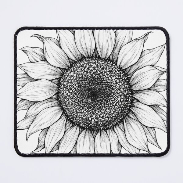 Item preview, Sunflower Minimalist Botanical Sketch designed and sold by Fun In The Sun .