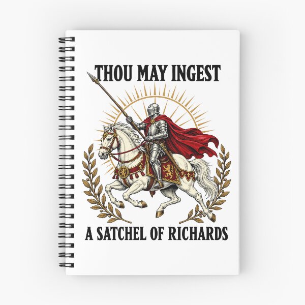 Item preview, Thou May Ingest A Satchel Of Richards Funny Medieval Knight designed and sold by roni-harbor.
