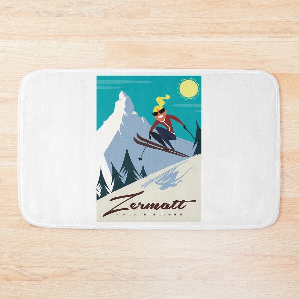 Item preview, Zermatt Ski Poster designed and sold by sailtonfg.