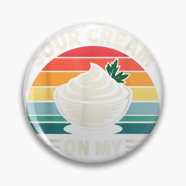 Item preview, Sour Cream Art for Men Women Dairy Condiment Sour Cream T-Shirt designed and sold by PrintWaveMagic.
