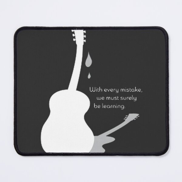 Item preview, Guitar Gently Weeping Artistic White Design for Music Lovers designed and sold by yhxmz.