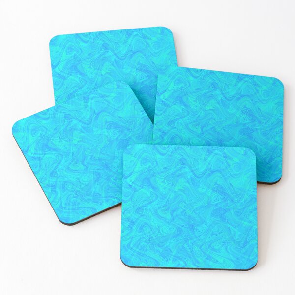 Item preview, Marble Abstract Teal Blue designed and sold by ArtbyDebbieC.