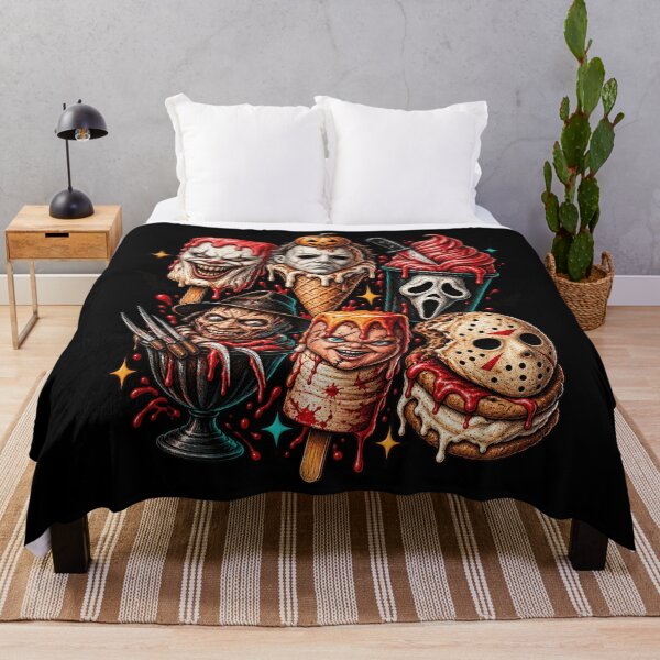Item preview, Spooky Slasher Ice Cream Treats Creepy Horror Dessert Design designed and sold by RamonaTeal.