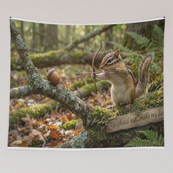 Item preview, Chipmunk hunting dinner designed and sold by GAWPAWshop.