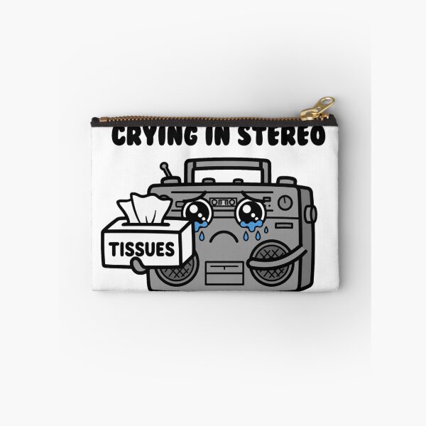 Item preview, Crying In Stereo - Aesthetic Sad Girl / Sad Boy Indie Text designed and sold by ismai6.