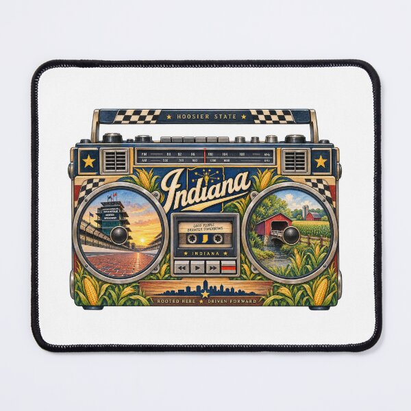 Item preview, Indiana Gen X Boom Box designed and sold by Whimspired By Paxx.