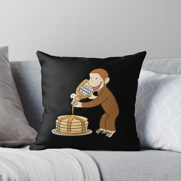 Item preview, Monkey Pouring Syrup on Pancakes Art designed and sold by RogeHane.