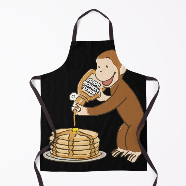 Item preview, Monkey Pouring Syrup on Pancakes Art designed and sold by RogeHane.