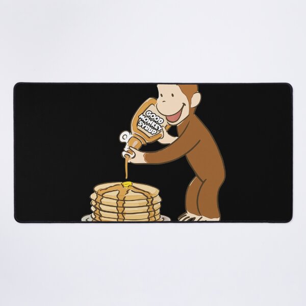 Item preview, Monkey Pouring Syrup on Pancakes Art designed and sold by RogeHane.