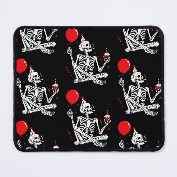 Item preview, It's My Party Funny Skeleton Birthday Dark Humor Design designed and sold by RamonaTeal.