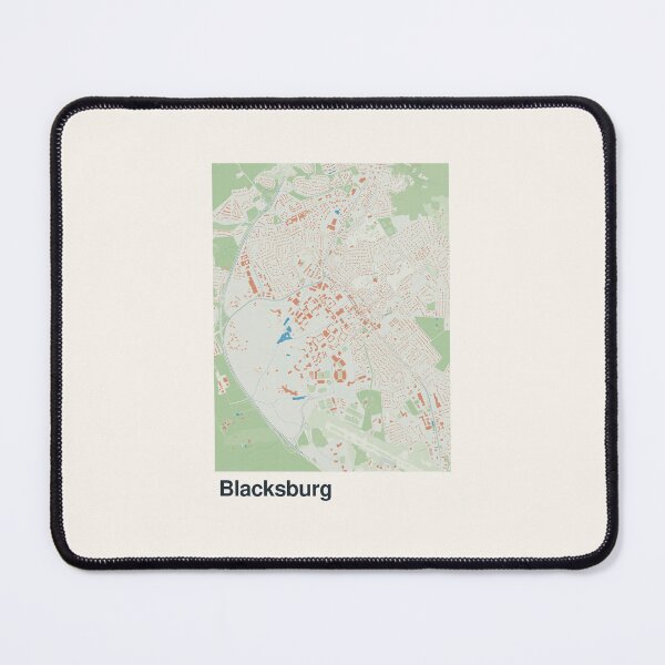 Item preview, Blacksburg Minimalistic Map Art designed and sold by MapsNerd.