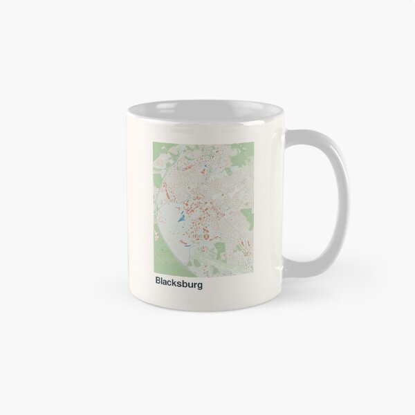Item preview, Blacksburg Minimalistic Map Art designed and sold by MapsNerd.