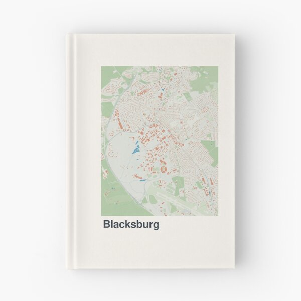 Item preview, Blacksburg Minimalistic Map Art designed and sold by MapsNerd.