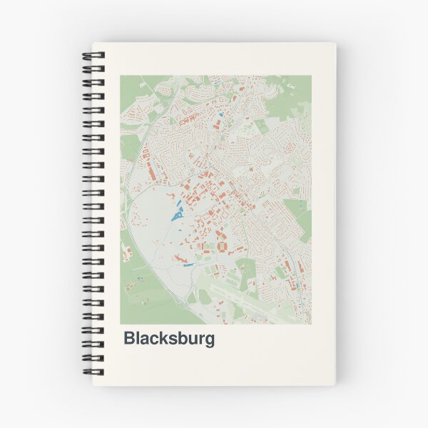 Item preview, Blacksburg Minimalistic Map Art designed and sold by MapsNerd.
