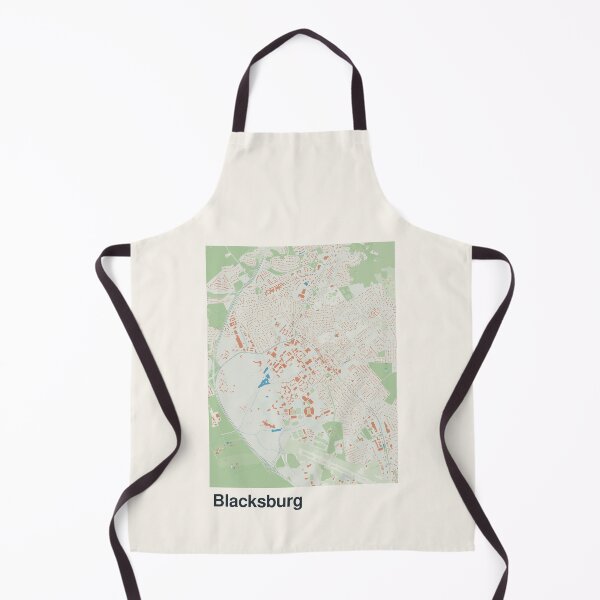 Item preview, Blacksburg Minimalistic Map Art designed and sold by MapsNerd.