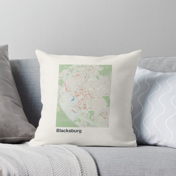 Item preview, Blacksburg Minimalistic Map Art designed and sold by MapsNerd.