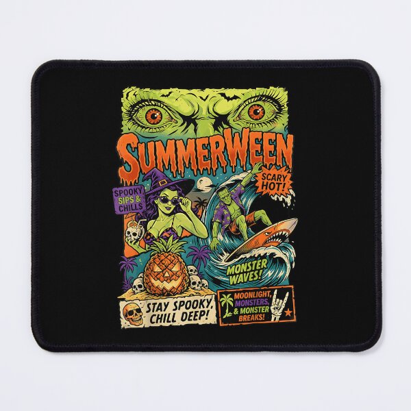 Item preview, Spooky Summer Hot Ghoul Summer Monster Waves Creep designed and sold by waltonbut.