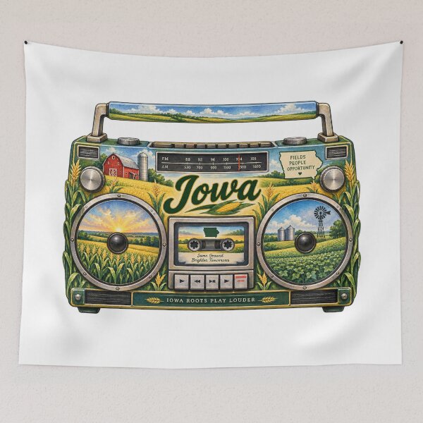 Item preview, Iowa Gen X Boom Box designed and sold by Whimspired By Paxx.