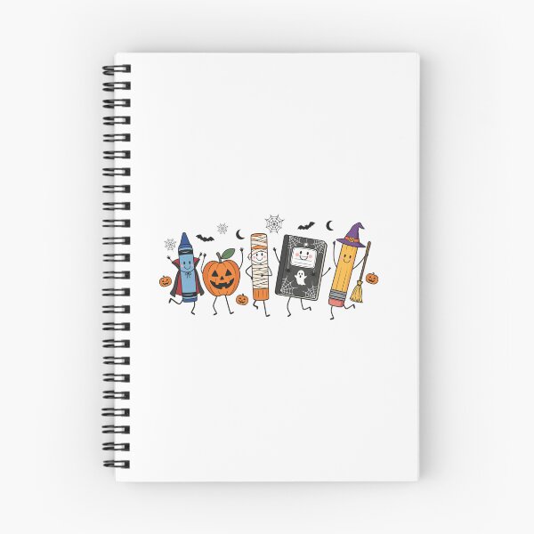 Item preview, Funny Crayon Pencil Notebook School Supplies Halloween designed and sold by jackelmbradyt.