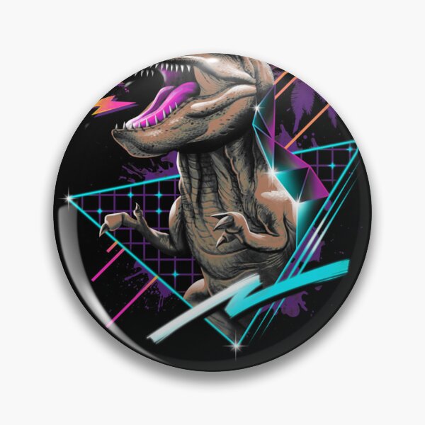 Artikelvorschau, Vaporwave Retro 80er Neon T-Rex Dinosaurier entworfen und verkauft von TheodoreMireau.