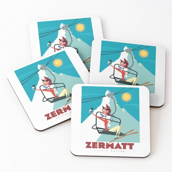 Item preview, Zermatt Ski Poster designed and sold by sailtonfg.