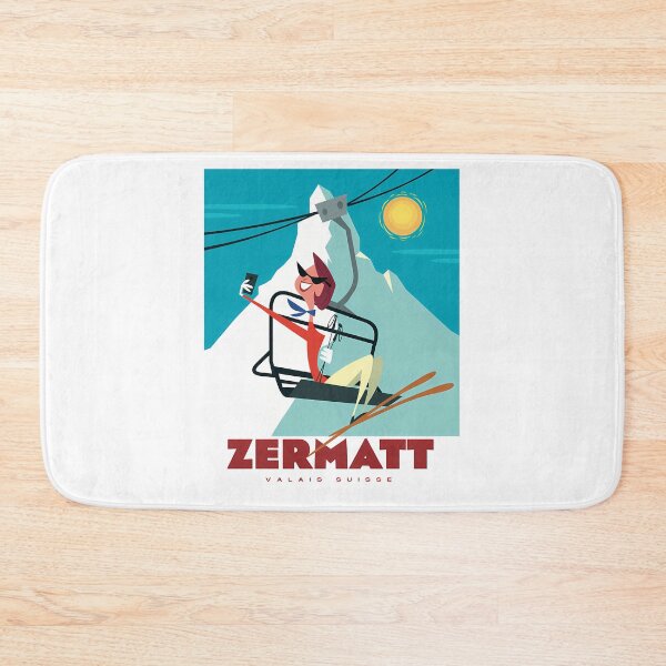 Item preview, Zermatt Ski Poster designed and sold by sailtonfg.