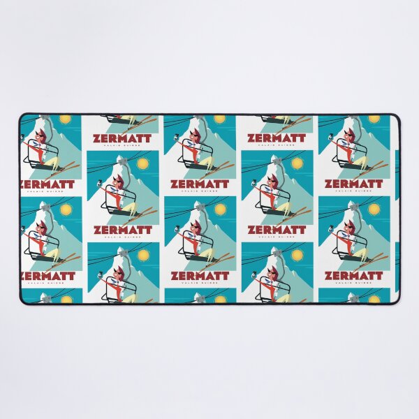 Item preview, Zermatt Ski Poster designed and sold by sailtonfg.