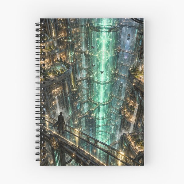 Item preview, Emerald Undercity – Energy Core of the Deep Future designed and sold by SEIMEI2025.