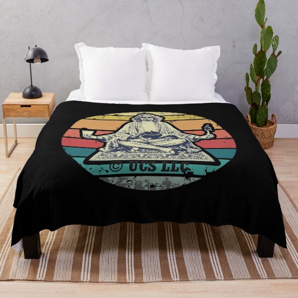 Item preview, The Dude Meditating Vintage Sunset designed and sold by RogeHane.