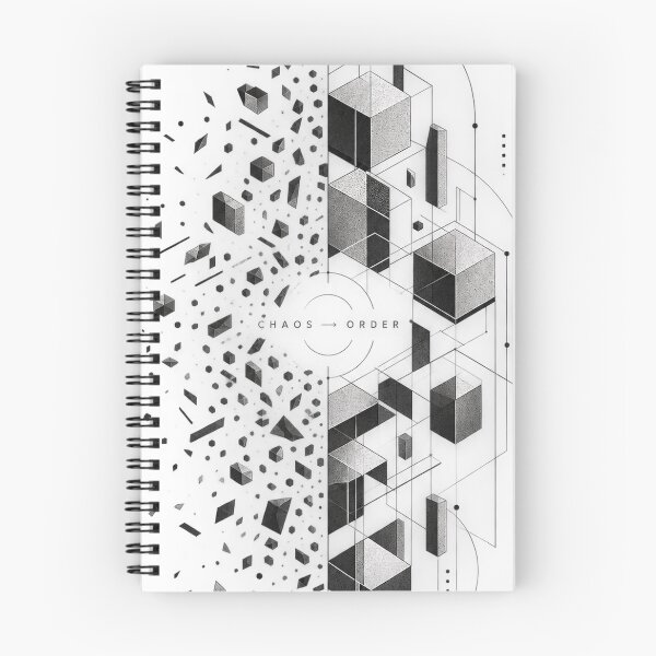 Item preview, Chaos to Order | Geometric Abstract Transformation designed and sold by rigelcreation.