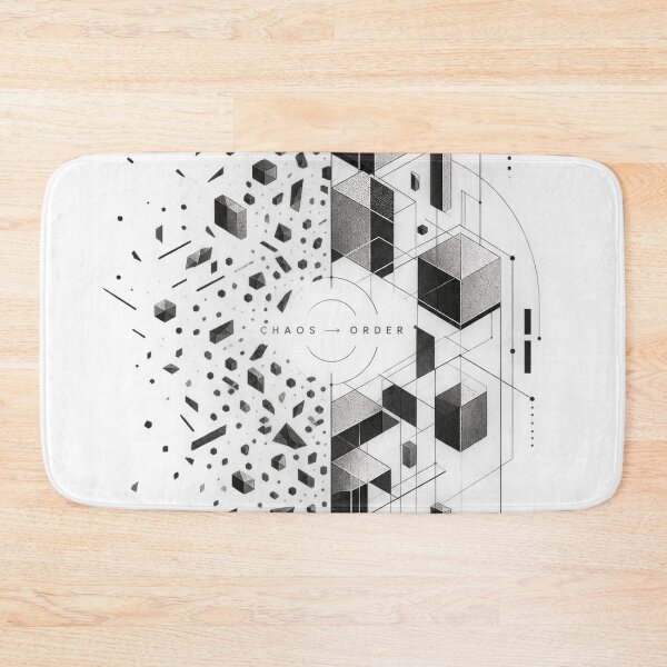 Item preview, Chaos to Order | Geometric Abstract Transformation designed and sold by rigelcreation.