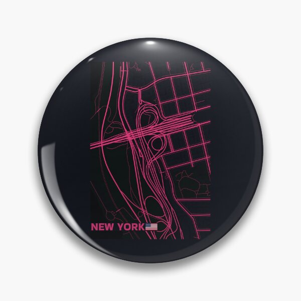 Item preview, New York USA City Map #20 designed and sold by Thistle-TShop.