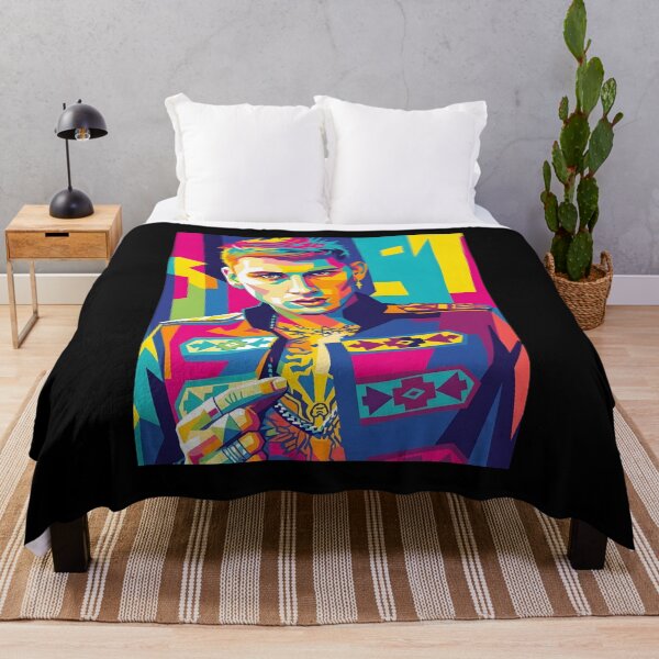 Item preview, Machine gun kelly pop art designed and sold by StickLabmoster.