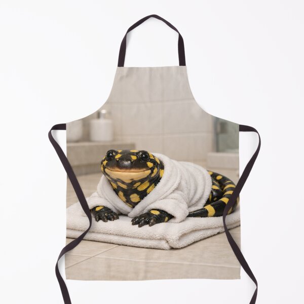 Item preview, Cozy Bathrobe Tiger Salamander designed and sold by Sillytoe.