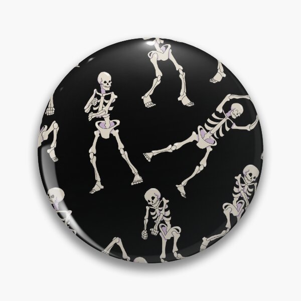 Item preview, Dancing Skeles (Plain, on Black) designed and sold by Kolibrim-Ink550.