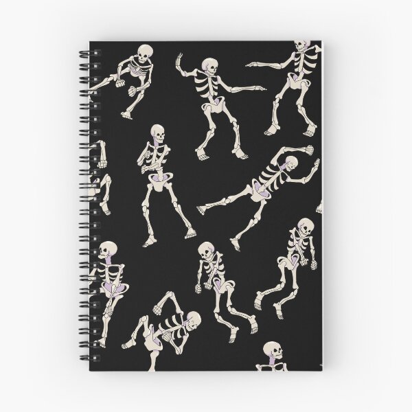 Item preview, Dancing Skeles (Plain, on Black) designed and sold by Kolibrim-Ink550.
