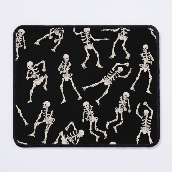 Item preview, Dancing Skeles (Plain, on Black) designed and sold by Kolibrim-Ink550.