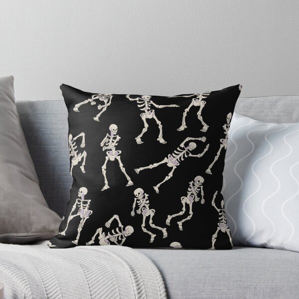 Item preview, Dancing Skeles (Plain, on Black) designed and sold by Kolibrim-Ink550.