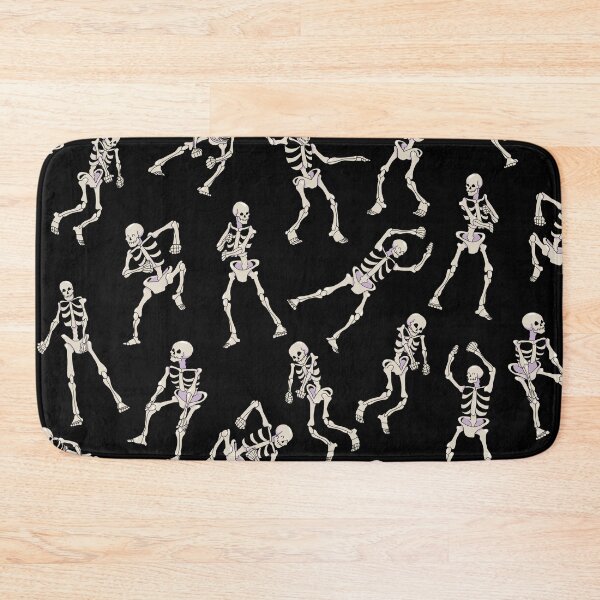 Item preview, Dancing Skeles (Plain, on Black) designed and sold by Kolibrim-Ink550.