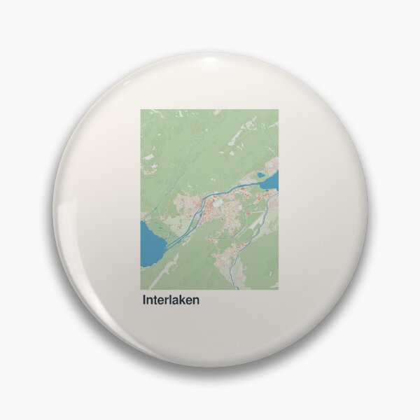 Item preview, Interlaken Minimalistic Map Art designed and sold by MapsNerd.