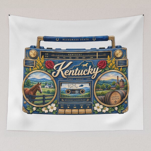 Item preview, Kentucky Gen X Boom Box designed and sold by Whimspired By Paxx.
