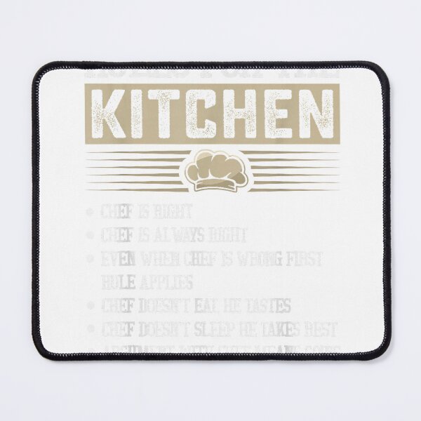 Item preview, Rules for the Kitchen Chef is Right - Chef T-Shirt designed and sold by darknessman666.