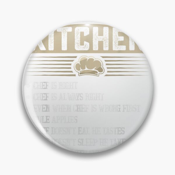 Item preview, Rules for the Kitchen Chef is Right - Chef T-Shirt designed and sold by darknessman666.