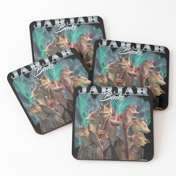 Item preview, Jar Jar Binks Retro Stormy Weather Group Portrait designed and sold by RogeHane.