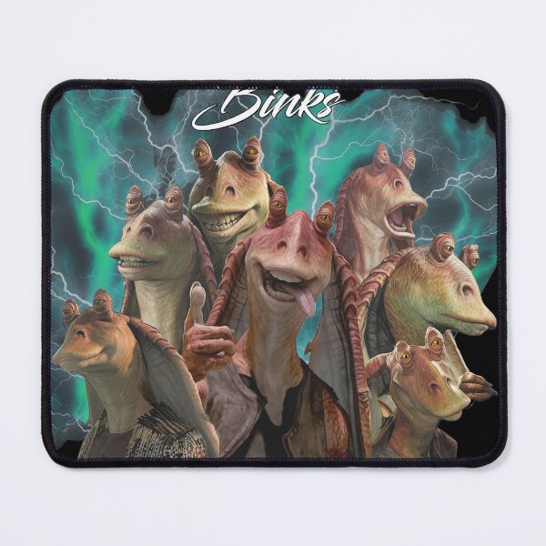 Item preview, Jar Jar Binks Retro Stormy Weather Group Portrait designed and sold by RogeHane.