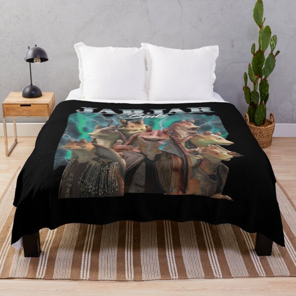 Item preview, Jar Jar Binks Retro Stormy Weather Group Portrait designed and sold by RogeHane.