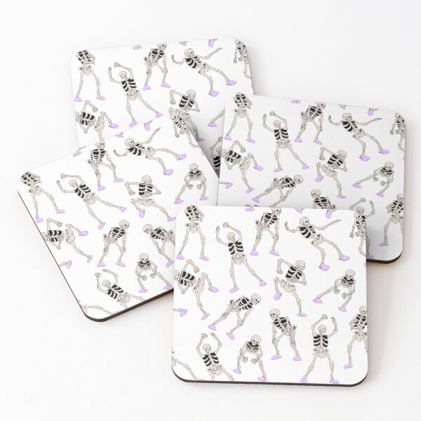 Item preview, Dancing Skeles (Slippers, on White) designed and sold by Kolibrim-Ink550.