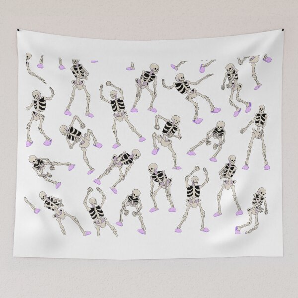 Item preview, Dancing Skeles (Slippers, on White) designed and sold by Kolibrim-Ink550.