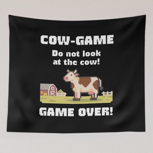 Item preview, Pixel Art Cow Retro Gaming 8-Bit Farm designed and sold by Loona97.